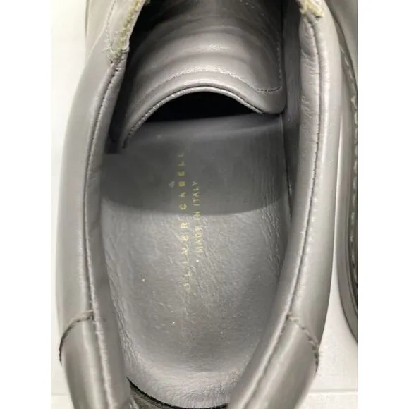 Oliver‎ Cabell Leather Sneakers Mens Size 9 Slate Gray 43EU Shoes Sneakers