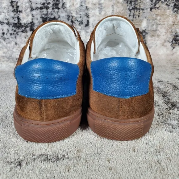 Oliver Cabell Men's Low 1 Military Sneacker Brown Blue Suede Size 42/9