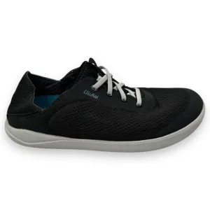 Olukai Moku Pae Men’s Boat Shoes Men’s US 9 Black Quick-Drying Lace Up Sneakers