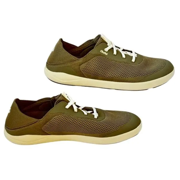 OluKai Moku Pae Men's NEW Slip On Breathable Boat Shoes Sneakers Clay Tapa 13