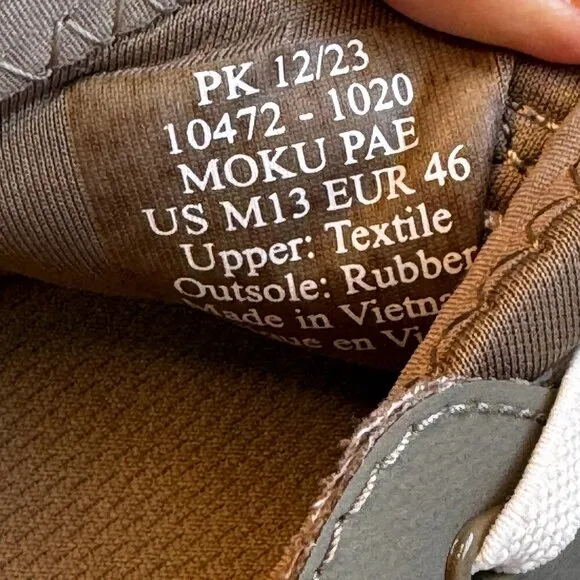 OluKai Moku Pae Men's NEW Slip On Breathable Boat Shoes Sneakers Clay Tapa 13