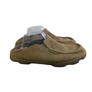 Olukai moloa kohana suede slip on shoes