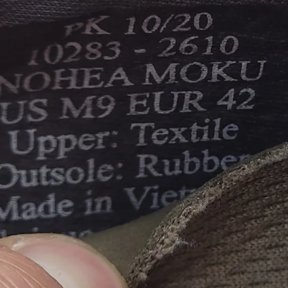 Olukai Nohea Moku Boat Shoes No Tie Laces Stretch Construction Mens 9