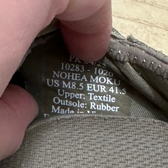 OLUKAI Nohea Moku Men’s No Tie Boat Shoes 8.5