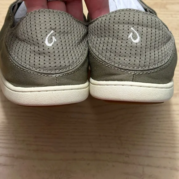 OLUKAI Nohea Moku Men’s No Tie Boat Shoes 8.5