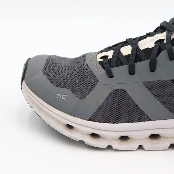 On Cloud Cloudrunner Womens 9 Gray Black‎ Athletic Running Sneakers *No Insoles