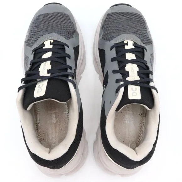 On Cloud Cloudrunner Womens 9 Gray Black‎ Athletic Running Sneakers *No Insoles