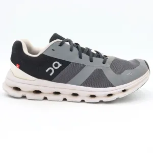On Cloud Cloudrunner Womens 9 Gray Black‎ Athletic Running Sneakers *No Insoles