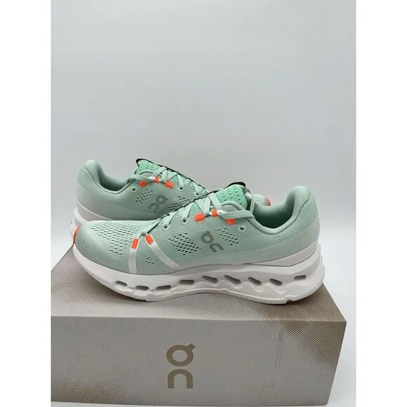 On Cloudsurfer Women’s Running Shoes Sneakers Size 6 Creek White New In Box