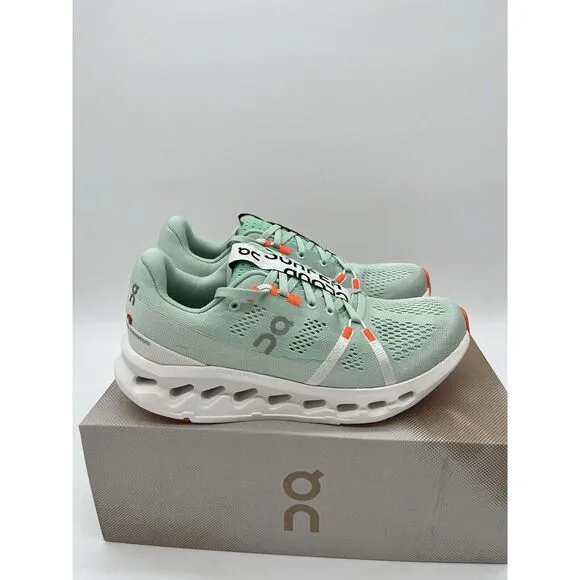 On Cloudsurfer Women’s Running Shoes Sneakers Size 6 Creek White New In Box