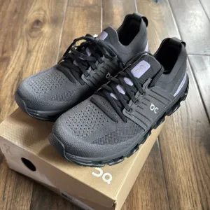 On Cloudswift 3 Womens Athletic Shoes 9 EU 40.5 Black Purple NIB