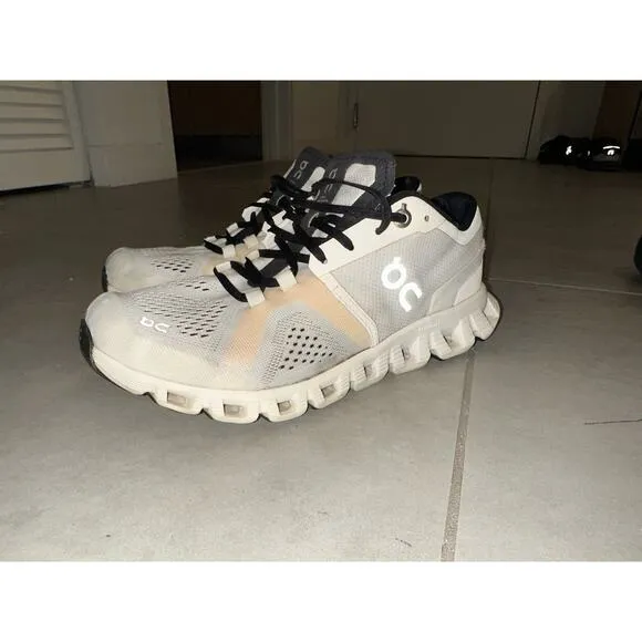 On‎ Running Cloud X women’s shoes white size 6.5