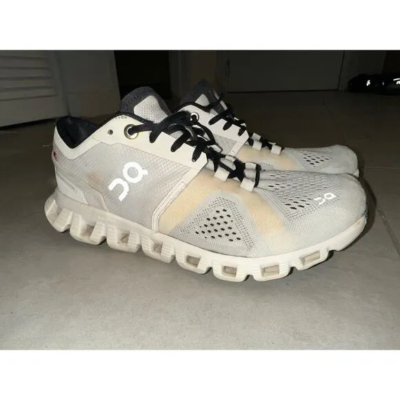 On‎ Running Cloud X women’s shoes white size 6.5