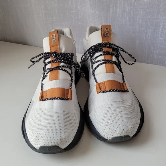 On Running Cloudnova Men's White and Pecan Running Shoes size 13