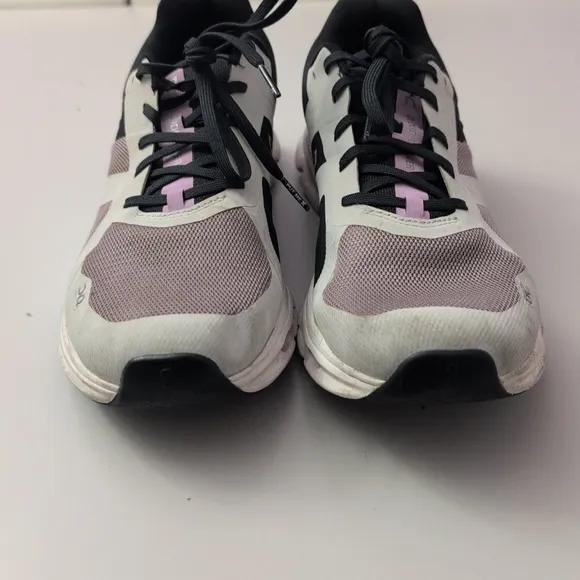 On Running CloudRunner Women's Black and White Running Shoes 10