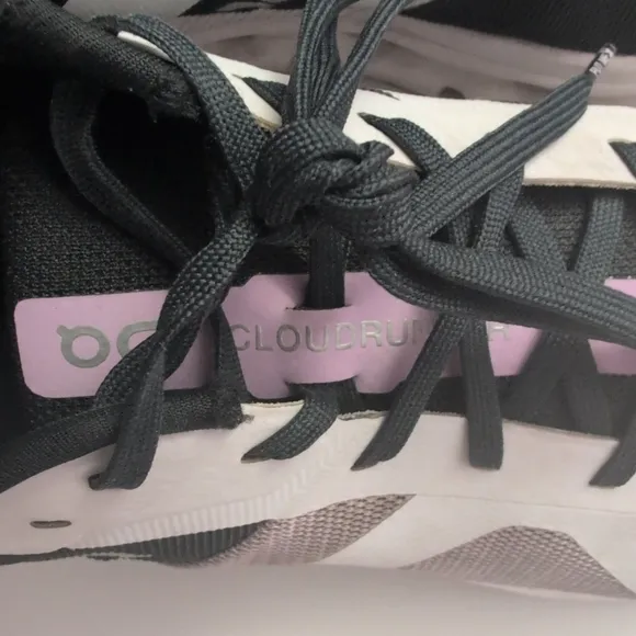 On Running CloudRunner Women's Black and White Running Shoes 10