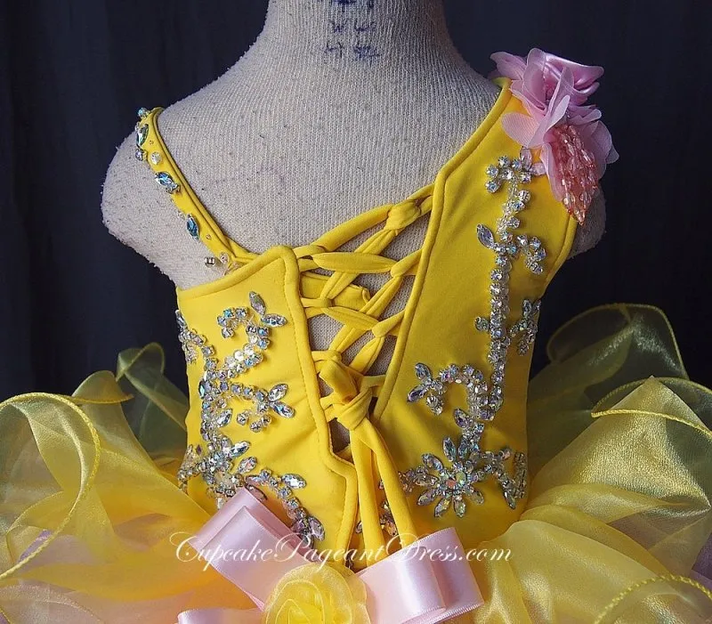 One Shoulder Infant/toddler/baby/children/kids Girl's Pageant Dress
