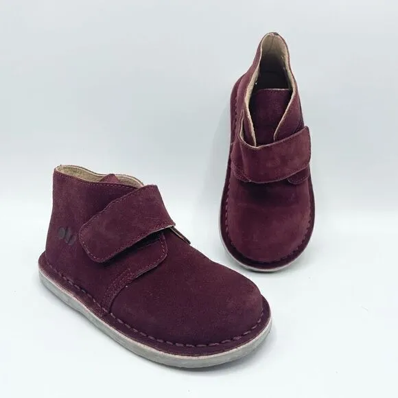 OTS maroon suede Chelsea boots - size T 25 (euro size)