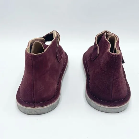 OTS maroon suede Chelsea boots - size T 25 (euro size)
