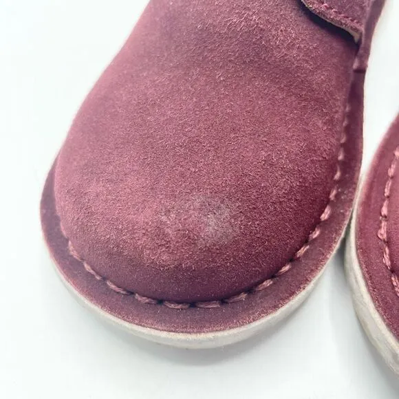 OTS maroon suede Chelsea boots - size T 25 (euro size)