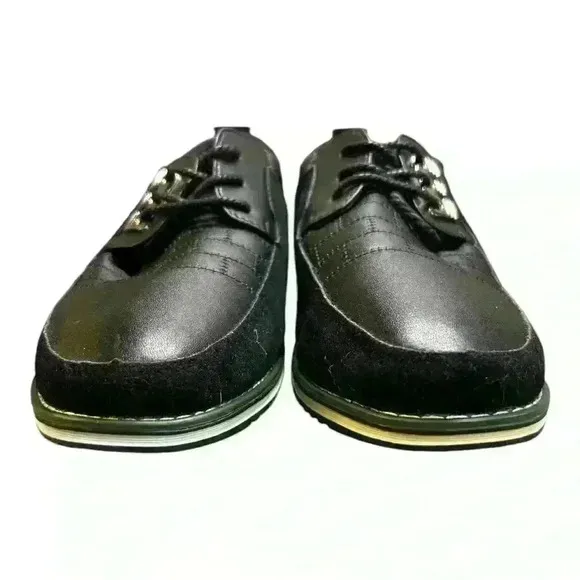 Oxford Derby Orthopedic Leather Shoes Gatsby Mens Sneaker Black USA size 9 US