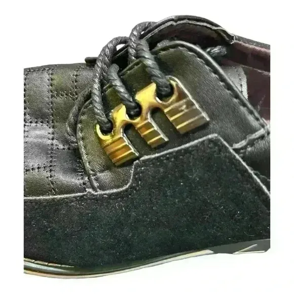 Oxford Derby Orthopedic Leather Shoes Gatsby Mens Sneaker Black USA size 9 US