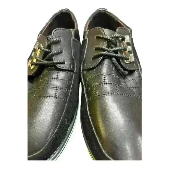 Oxford Derby Orthopedic Leather Shoes Gatsby Mens Sneaker Black USA size 9 US