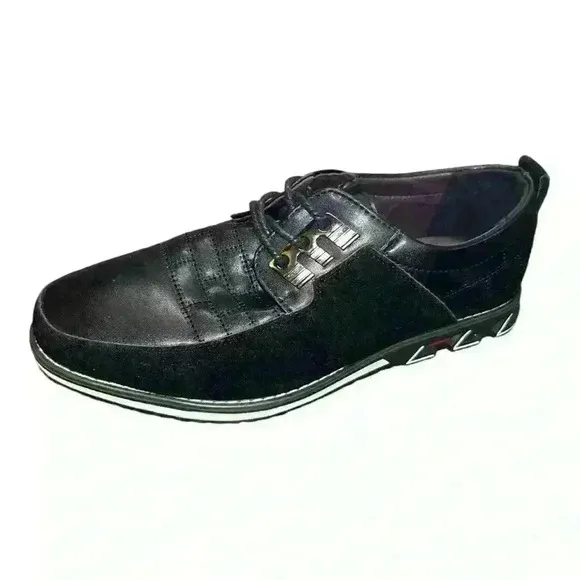 Oxford Derby Orthopedic Leather Shoes Gatsby Mens Sneaker Black USA size 9 US