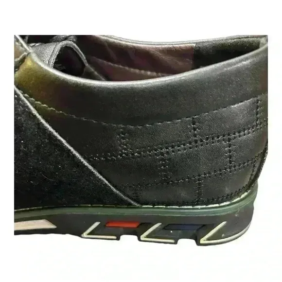 Oxford Derby Orthopedic Leather Shoes Gatsby Mens Sneaker Black USA size 9 US