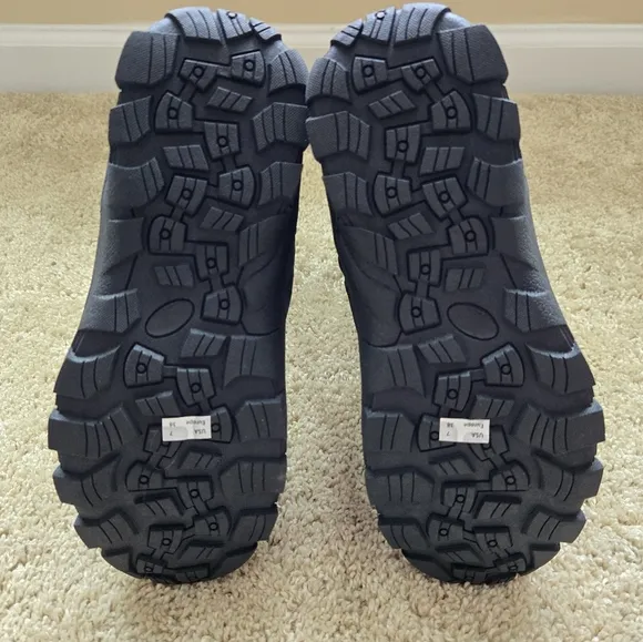 Pajar waterproof winter boots black side zip womens 7