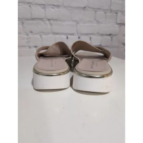 Patricia Green Madrid Sport Criss Cross Tan Sandals Women's US 9 EU 39 Platform
