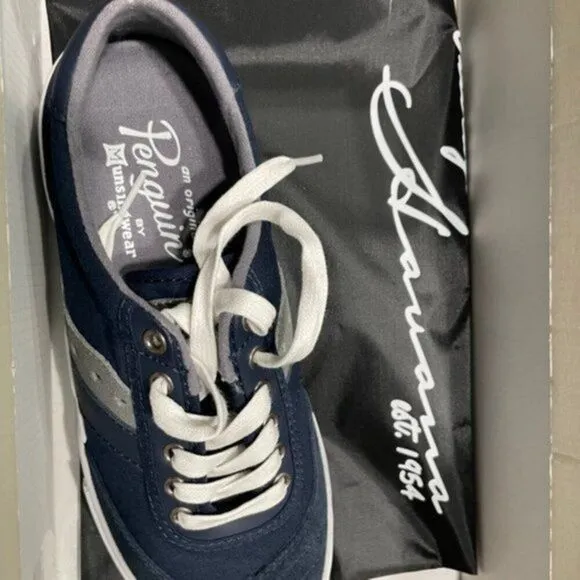 Penguin suede sneaker navy size 7