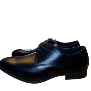 Perry Ellis Portfolio Men's Oxford Dress Shoes Black Leather Size 9.5 NIB