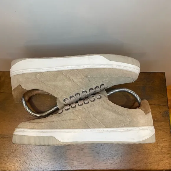 Peter Millar | Vantage Suede Shoes - Beige Tan ; Mens 8