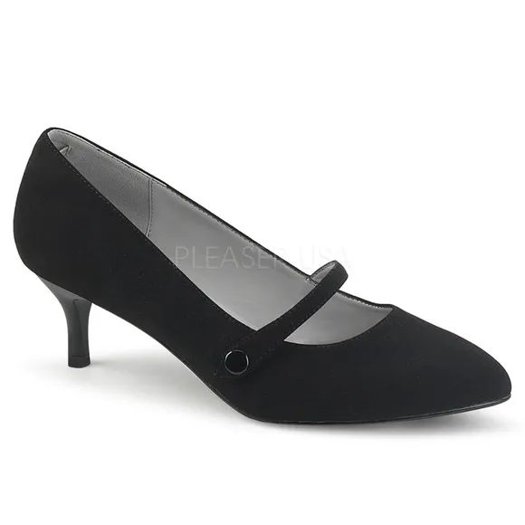 Pointed Toe Low High Heel Shoes