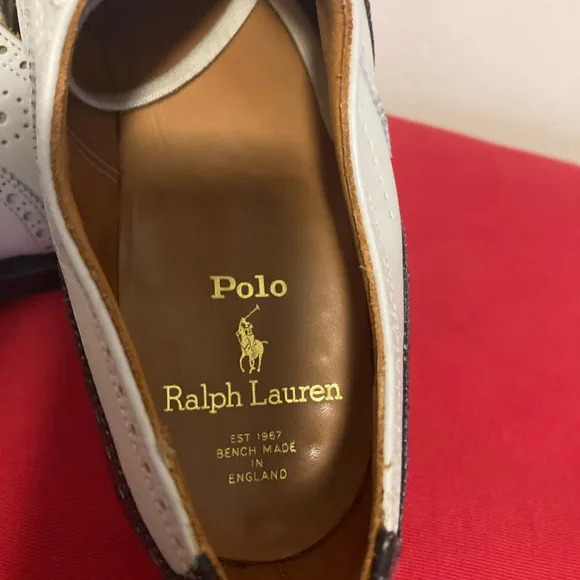 Polo by Ralph Lauren Black and White Oxford Spectators