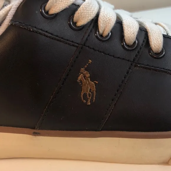 Polo by RL Brown Leather Shoes Tan Pony Size 11