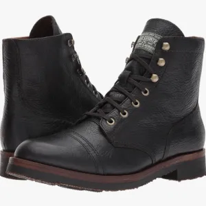 Polo Country Ralph Lauren Enville Boots Mens Sz 13D Brown Leather Cap Toe Ankle