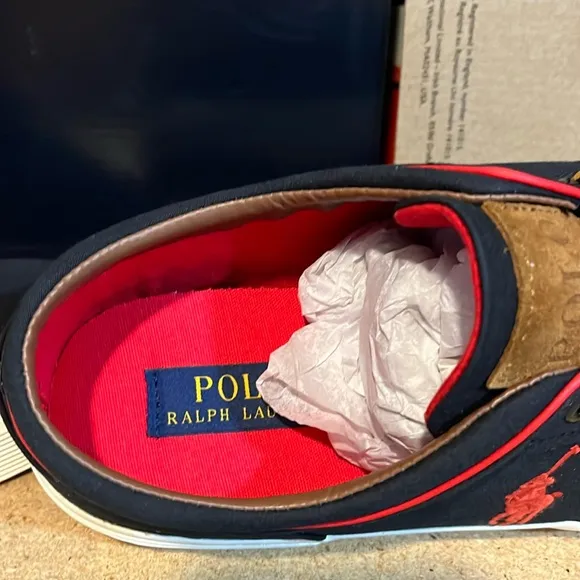 Polo Ralph Lauren Faxon Low Boat Deck shoes sneakers new black Mens Size 12