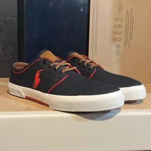 Polo Ralph Lauren Faxon Low Boat Deck shoes sneakers new black Mens Size 12