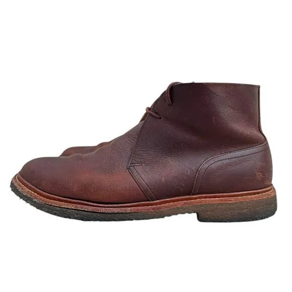 Polo Ralph Lauren Karlyle Chukka Boots Mens 11.5 D Brown Leather Preppy Hipster