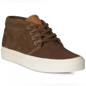 Polo Ralph Lauren Keaton Chukka Suede Sneaker Shoes Brown 14 Mens‎