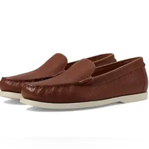 Polo Ralph Lauren Men Merton Leather Venetian Loafers Sz 11 Brown Dress Shoes