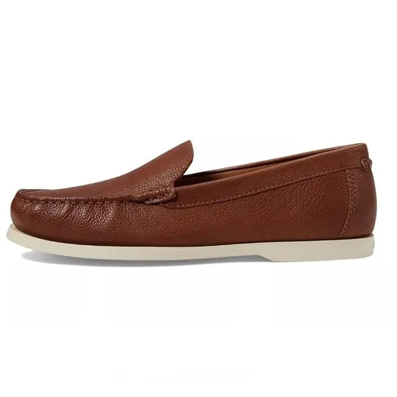 Polo Ralph Lauren Men Merton Leather Venetian Loafers Sz 11 Brown Dress Shoes