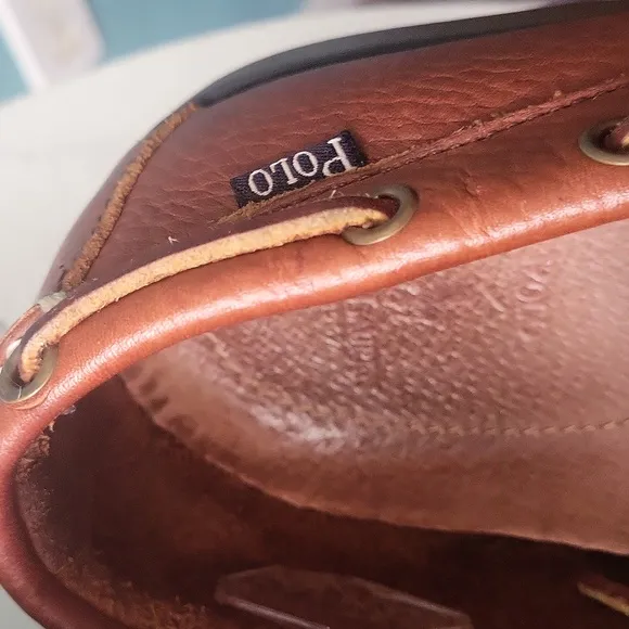 Polo Ralph Lauren, the Men's Bienne Leather Boat Shoes