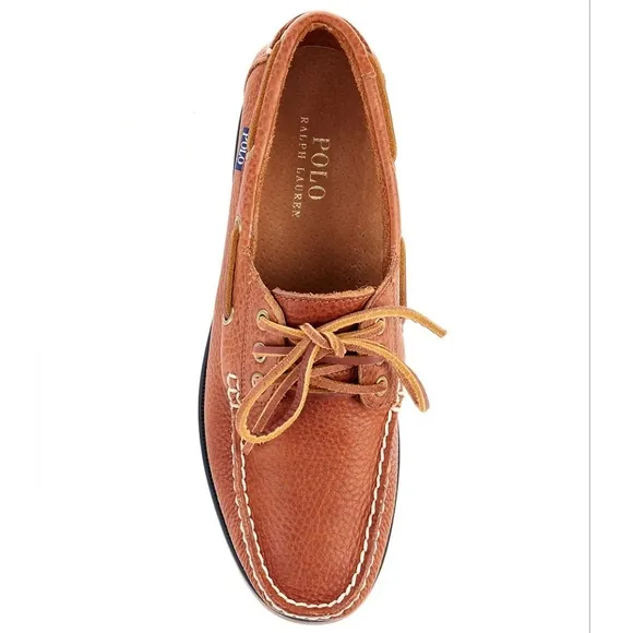 Polo Ralph Lauren, the Men's Bienne Leather Boat Shoes
