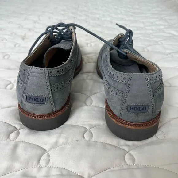 Polo Ralph Lauren Torrington Wingtip Suede Mens Shoes