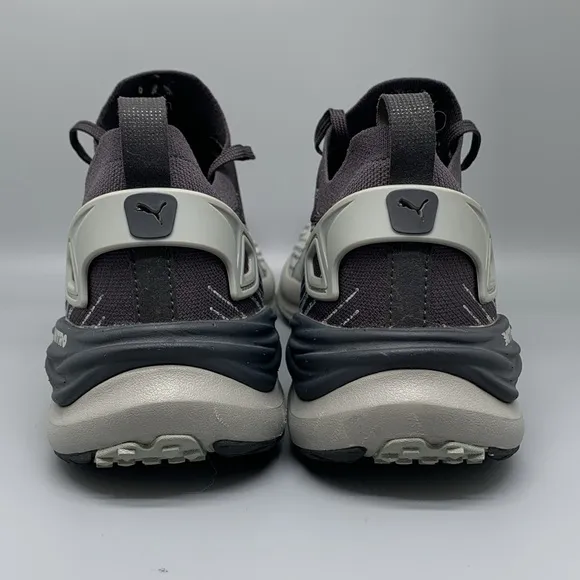 Puma Electrify Nitro 3 Knit Coal Concrete Gray Running Shoes 379084 Men's Sz 13