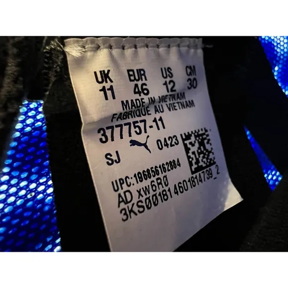 Puma ForeverRun Nitro Blue Men's Running Shoes Size 12 NEW🛒