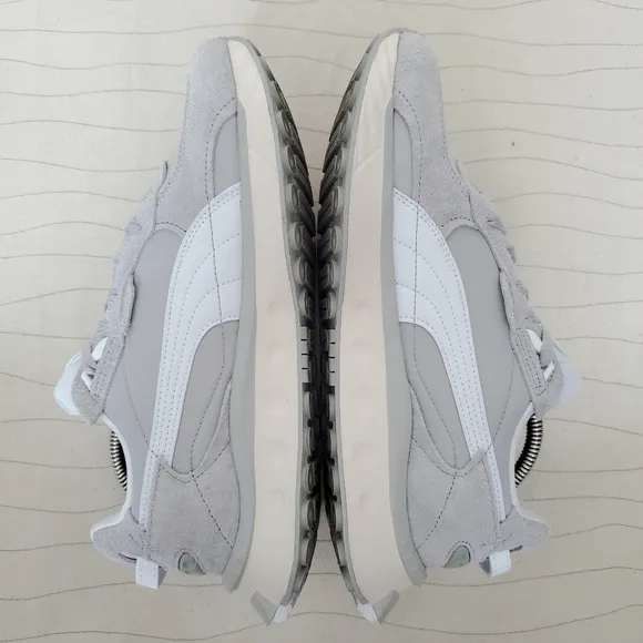 Puma Mens Wild Rider Vintage Glacial Gray Suede Shoes Sneaker 381595-04 Size 9